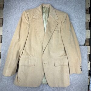Doncaster Original Men's‎ Suede Jacket  Silverwood  Blazer 70s Beige Size 41